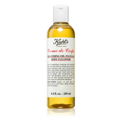 Kiehl's Creme de Corps Smoothing Oil-to-Foam Body Cleanser tělový olej pro všechny typy pokožky 