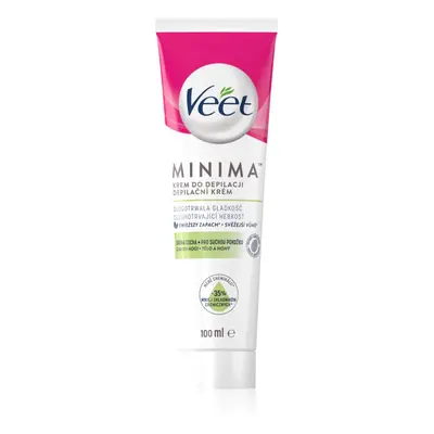 Veet Minima Dry Skin hydratační depilační krém pro suchou pokožku 100 ml