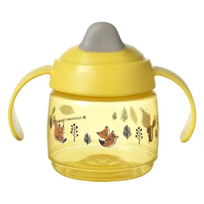 Tommee Tippee Superstar 4m+ netekoucí hrnek pro děti Yellow 190 ml