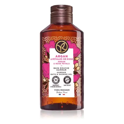 Yves Rocher Bain de Nature sprchový a koupelový gel Argan & Rose Petals 200 ml