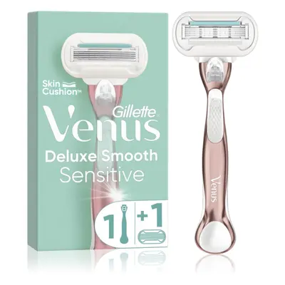 Gillette Venus Deluxe Smooth Sensitive Rosegold holicí strojek + náhradní hlavice 1 ks