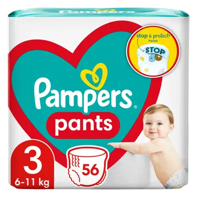 Pampers Pants Size 3 jednorázové plenkové kalhotky 6-11 kg 56 ks