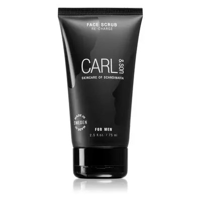 Carl & Son Face Scrub čisticí peeling pro muže 75 ml