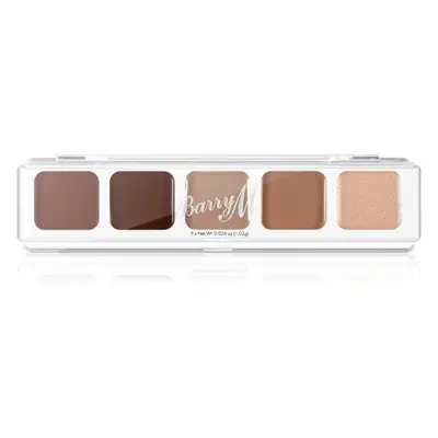 Barry M Mini Palette krémové stíny odstín The Nudes 5,1 g