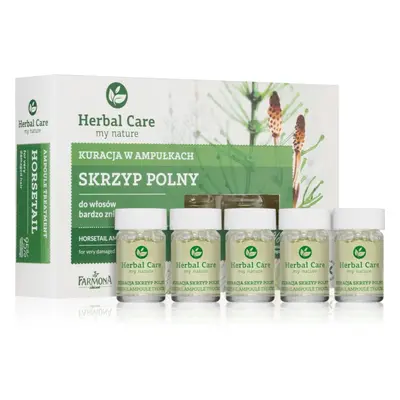 Farmona Herbal Care Horsetail intenzivní kúra pro velmi poškozené vlasy 5 x 5 ml