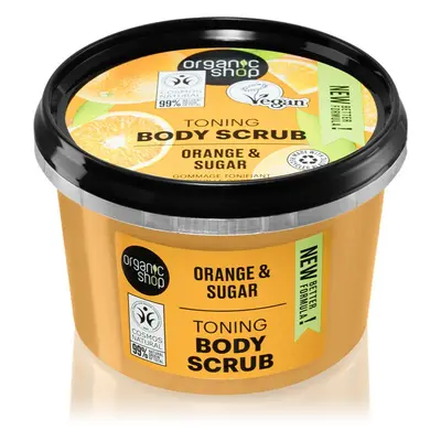 Organic Shop Orange & Sugar tonizační peeling na tělo 250 ml