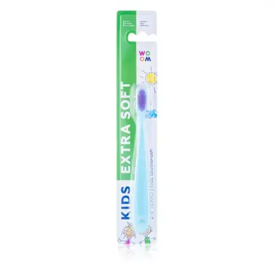 WOOM Toothbrush Kids Extra Soft zubní kartáček pro děti extra soft 1 ks