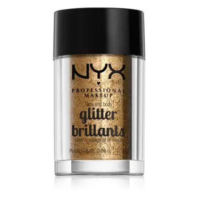 NYX Professional Makeup Face & Body Glitter Brillants třpytky na obličej i tělo odstín 08 Bronze