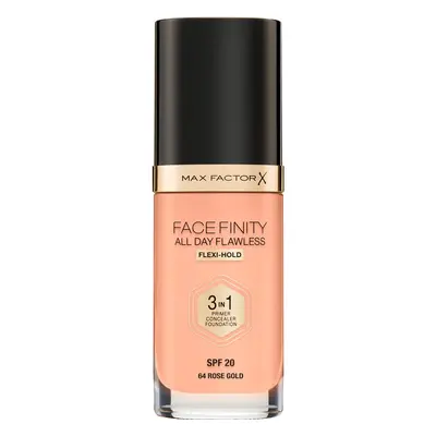 Max Factor Facefinity All Day Flawless dlouhotrvající make-up SPF 20 odstín 64 Rose Gold 30 ml