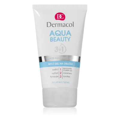 Dermacol Aqua Beauty mycí gel na obličej 3 v 1 150 ml