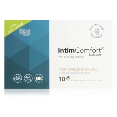 Intim Comfort Anti-intertrigo complex extra jemné vlhčené čisticí ubrousky proti opruzeninám 10 