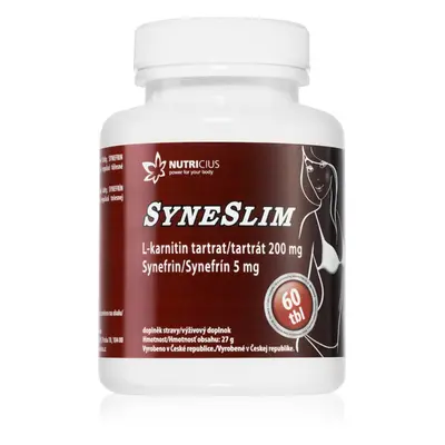 Nutricius SyneSlim synefrin + karnitin tablety pro podporu hubnutí 60 tbl