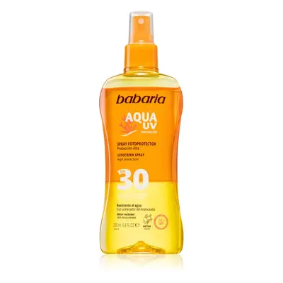 Babaria Sun Aqua UV opalovací sprej SPF 30 200 ml