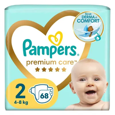 Pampers Premium Care Size 2 jednorázové pleny 4-8 kg 68 ks