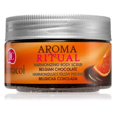 Dermacol Aroma Ritual Belgian Chocolate tělový peeling 200 g