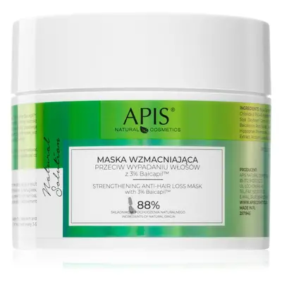 Apis Natural Cosmetics Natural Solution 3% Baicapil posilující maska pro slabé vlasy s tendencí 