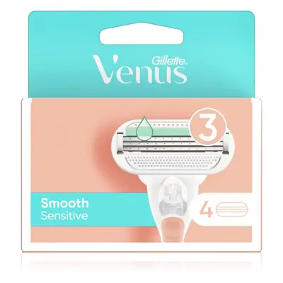 Gillette Venus Sensitive Smooth náhradní hlavice 4 ks