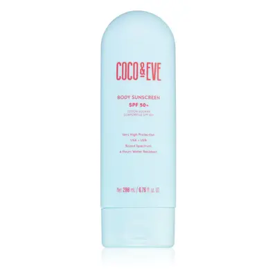 Coco & Eve SPF 50+ Body Sunscreen lehký ochranný fluid SPF 50+ 200 ml