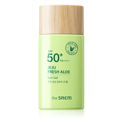 The Saem Jeju Fresh Aloe Sun gel na opalování s aloe vera SPF 50+ 50 g