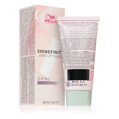 Wella Professionals Shinefinity Zero Lift Glaze demi-permanentní barva na vlasy odstín 04/65 - D