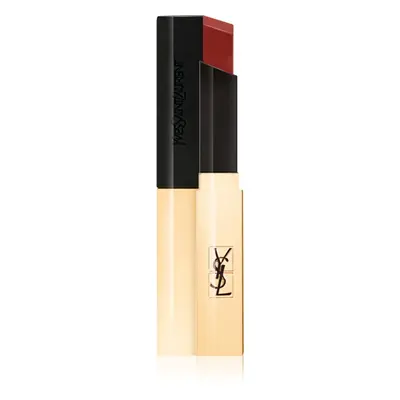 Yves Saint Laurent Rouge Pur Couture The Slim tenká matující rtěnka s koženým efektem odstín 33 