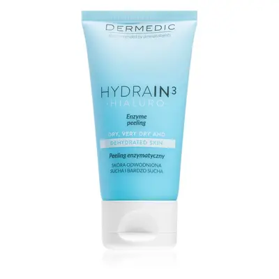 Dermedic Hydrain3 Hialuro enzymatický peeling pro dehydratovanou suchou pleť 50 g