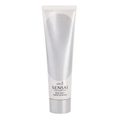 Sensai Silky Purifying Mud Soap (Wash & Mask) mýdlo a maska 2 v 1 125 ml