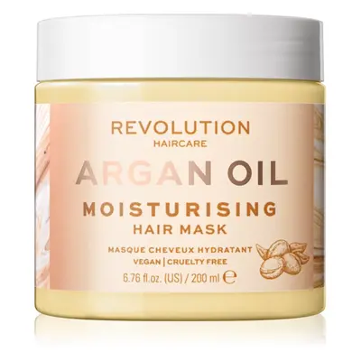 Revolution Haircare Hair Mask Argan Oil intenzivně hydratační a výživná maska na vlasy 200 ml