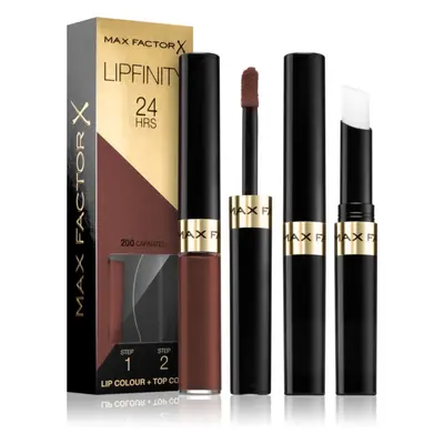 Max Factor Lipfinity Lip Colour dlouhotrvající rtěnka s balzámem odstín 200 Cafinated 4,2 g