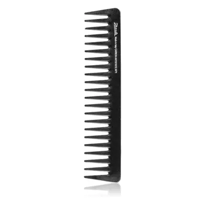 Janeke Carbon Fibre Gel Application Comb hřeben na vlasy k nanášení gelových produktů 19 cm 1 ks