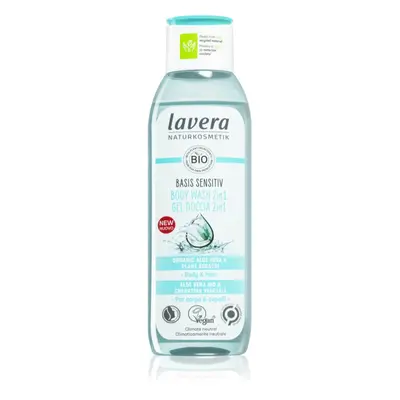 Lavera Basis Sensitiv sprchový gel na tělo a vlasy 2 v 1 250 ml