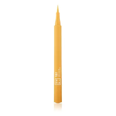 3INA The Color Pen Eyeliner oční linky ve fixu odstín 137 - Yellow 1 ml