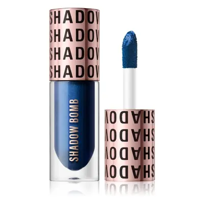 Makeup Revolution Shadow Bomb metalické oční stíny odstín Dynamic Blue 4,6 ml