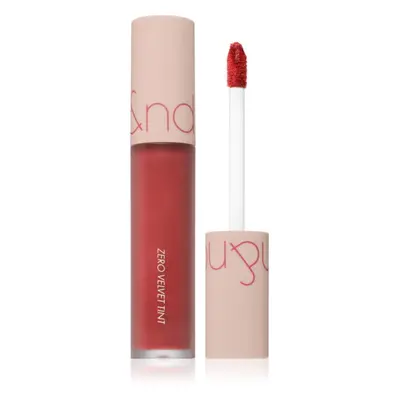 rom&nd Zero Velvet Tint krémová rtěnka s matným efektem odstín #16 Burny Nude 5,5 g