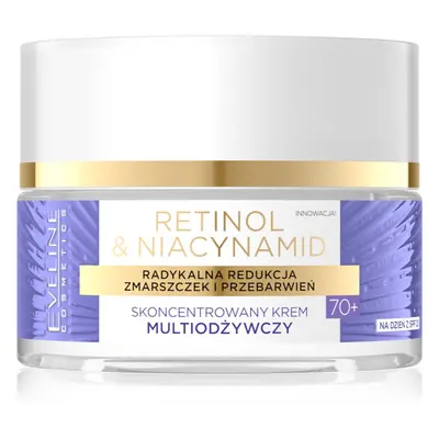 Eveline Cosmetics Retinol & Niacynamid vyživující denní krém 70+ SPF 20 50 ml