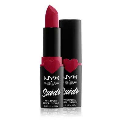 NYX Professional Makeup Suede Matte Lipstick matná rtěnka odstín 09 Spicy 3.5 g