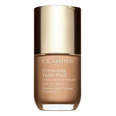 Clarins Everlasting Youth Fluid rozjasňující make-up SPF 15 odstín 108.5 Cashew 30 ml