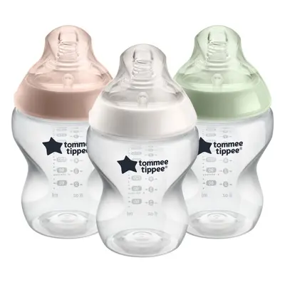 Tommee Tippee Natural Start Anti-Colic samosterilizační kojenecká láhev Slow Flow 0m+ 3x260 ml