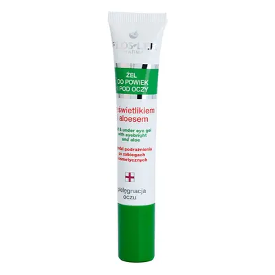 FlosLek Pharma Eye Care gel na oční okolí se světlíkem a aloe vera 15 ml