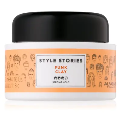 Alfaparf Milano Style Stories The Range Paste matující pasta silné zpevnění Funk Clay 100 ml