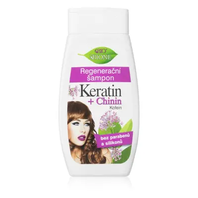 Bione Cosmetics Keratin + Chinin regenerační šampon 260 ml