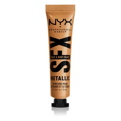 NYX Professional Makeup Halloween SFX Paints krémové stíny na obličej a tělo odstín 05 Gold Dusk