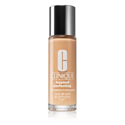 Clinique Beyond Perfecting™ Foundation + Concealer make-up a korektor 2 v 1 odstín 06 Ivory 30 m