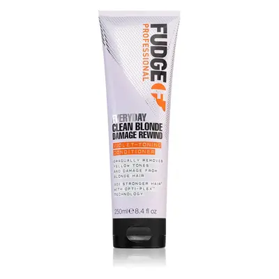 Fudge Everyday Clean Blonde Damage Rewind Conditioner kondicionér pro každodenní použití pro blo