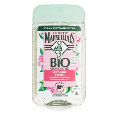 Le Petit Marseillais Wild Rose Bio Organic osvěžující sprchový gel 250 ml