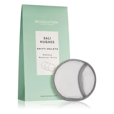 Revolution Skincare X Sali Hughes Shift-Delete pratelné odličovací tampony z mikrovlákna 3 ks