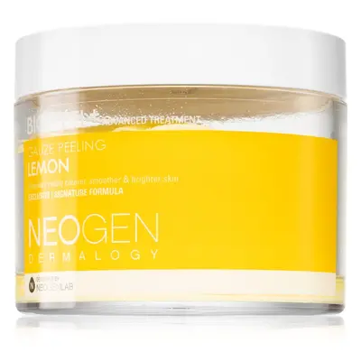 Neogen Dermalogy Bio-Peel+ Gauze Peeling Lemon peelingové pleťové tamponky pro rozjasnění a vyhl