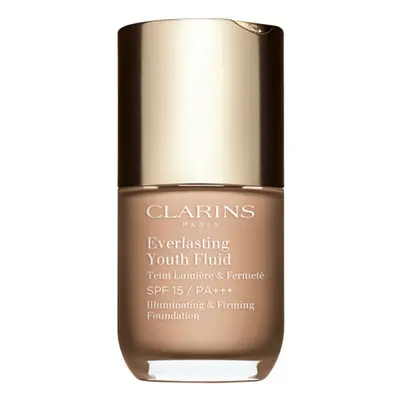 Clarins Everlasting Youth Fluid rozjasňující make-up SPF 15 odstín 109 Wheat 30 ml