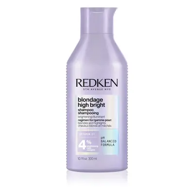 Redken Blondage High Bright rozjasňující šampon pro blond vlasy 300 ml