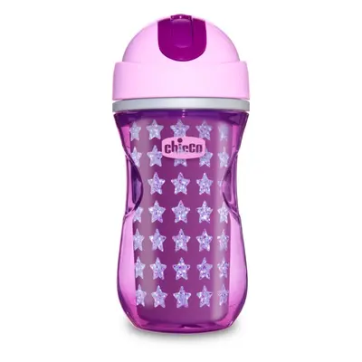 Chicco Sport Pink termohrnek s brčkem 14m+ 266 ml